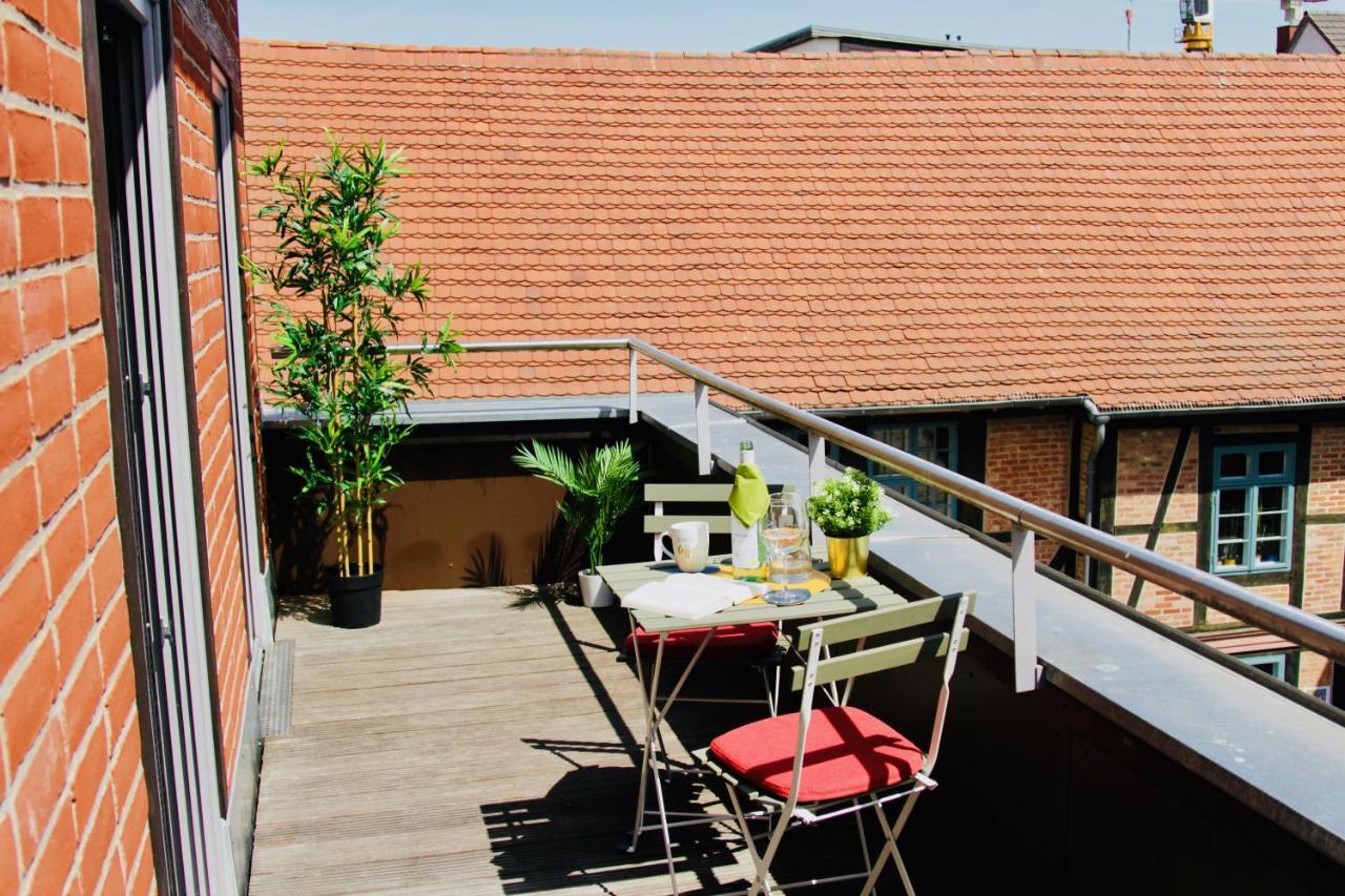 Fewozauber - Domspatz, 50Qm, Top-Lage, Style, Dachterrasse, Business Schwerin (Mecklenburg-Vorpommern) Exterior foto